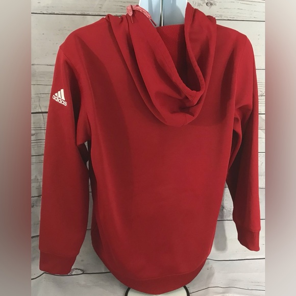Nebraska Huskers Men’s XL Adidas Sideline Gear Hoodie - NWOT - Picture 2 of 3